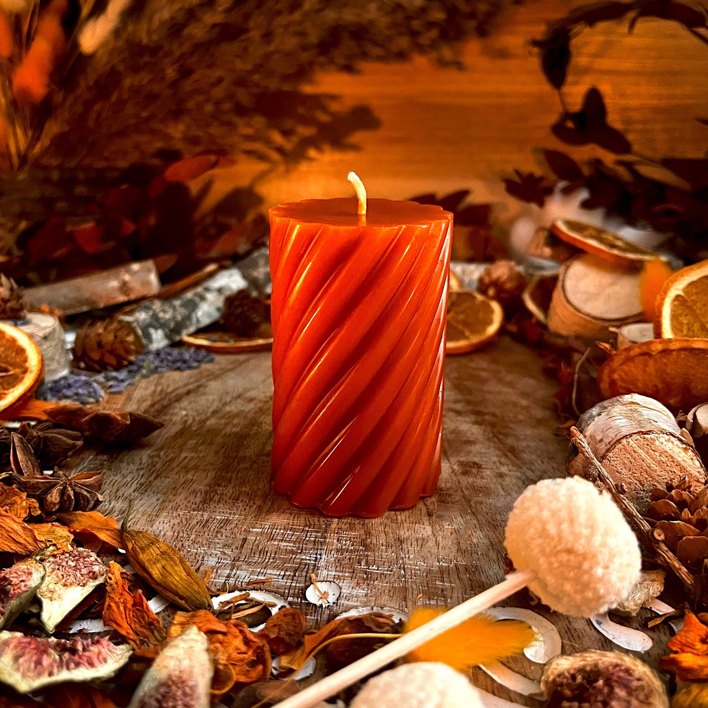 Harvest Gratitude Pillar Candle (2.75in)