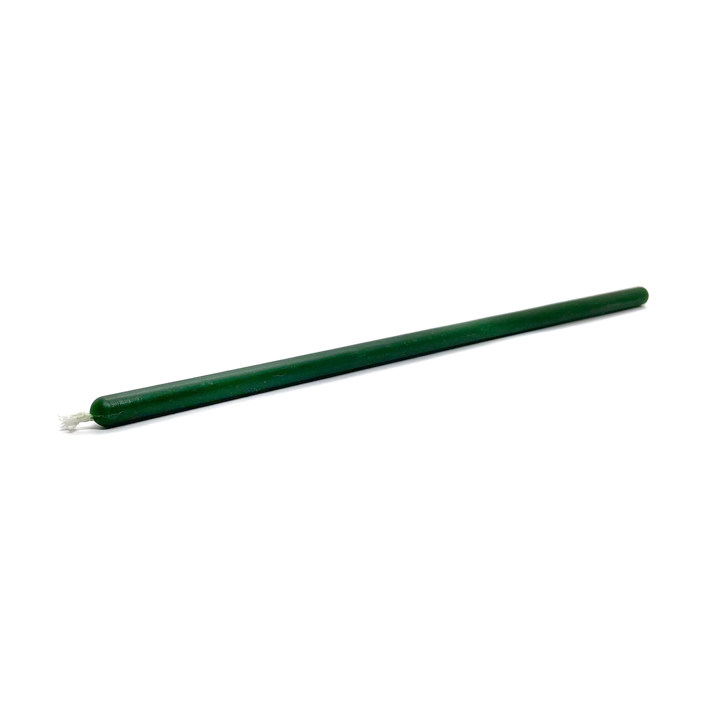 Green Beeswax Taper (Thin 8in)