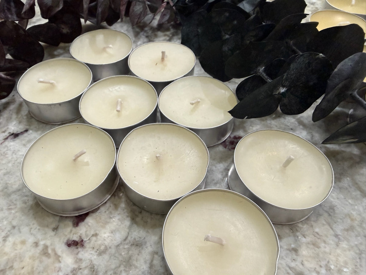Candles Votive Tealights - Blessed Beeswax Set of Two