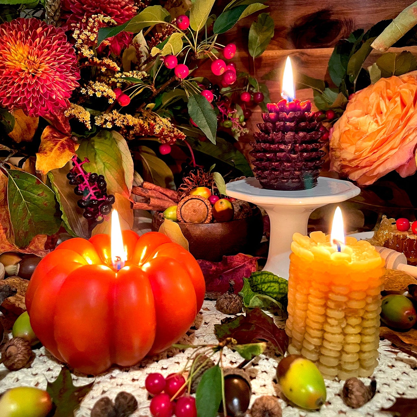 Pumpkin Perfection Beeswax Candle
