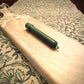 Green Beeswax Taper (Thick 5in)