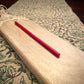 Red Beeswax Taper (Thin 8in)