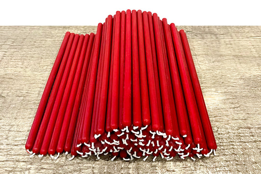 Red Beeswax Taper Case (Thin 10 in)